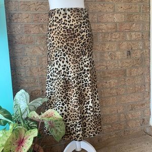 Leopard Midi Skirt